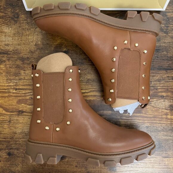 Michael Kors Ridley Astor Stud Leather Boots Size 7.5 New in box - Picture 7 of 15